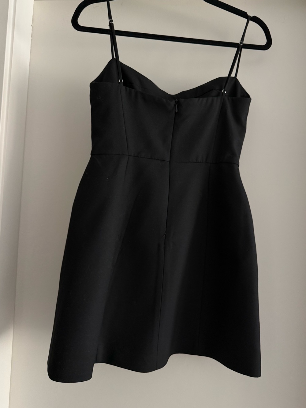 Classic Black Spaghetti Strap Mini Dress - Picture 3 of 5